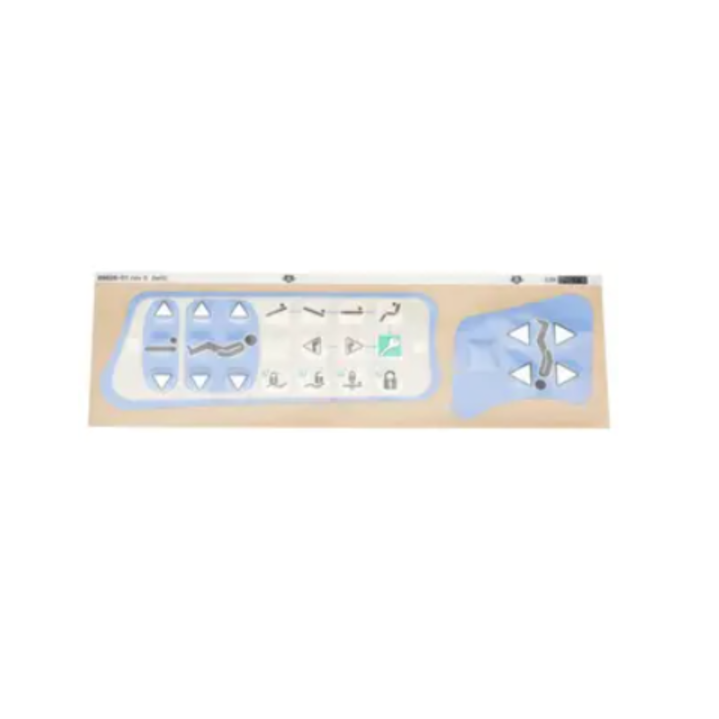 Label, Siderail Without Nurse Call LH