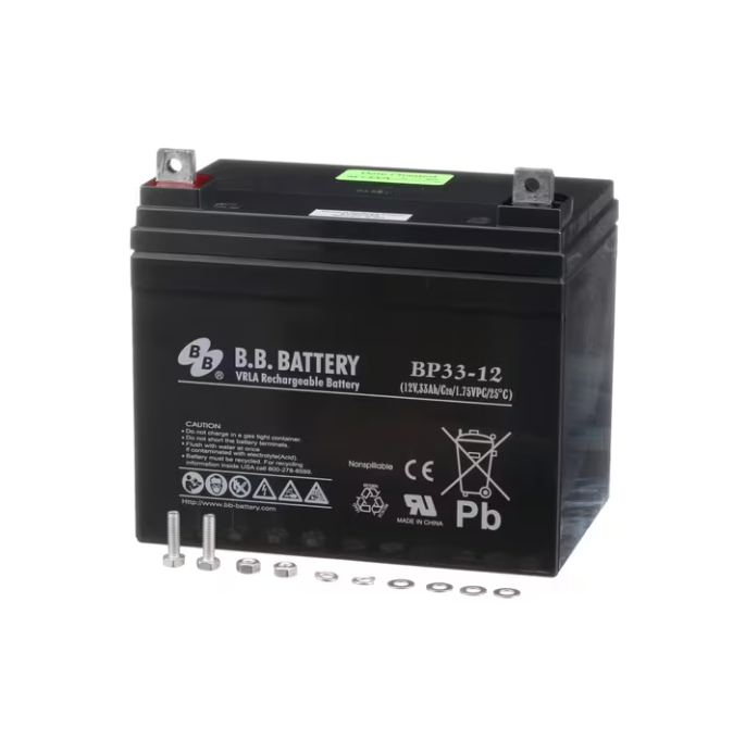 Battery, Sealed Lead Acid, 12V, 33 AH, NB