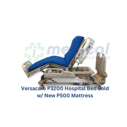 Hill-Rom Versacare P3200 Hospital Bed w/ New Aftermarket P500 Mattress - Certified Reconditioned - VersacareP3200Bedw-P500