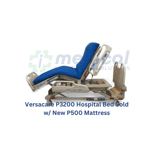 Hill-Rom Versacare P3200 Hospital Bed w/ New Aftermarket P500 Mattress - Certified Reconditioned