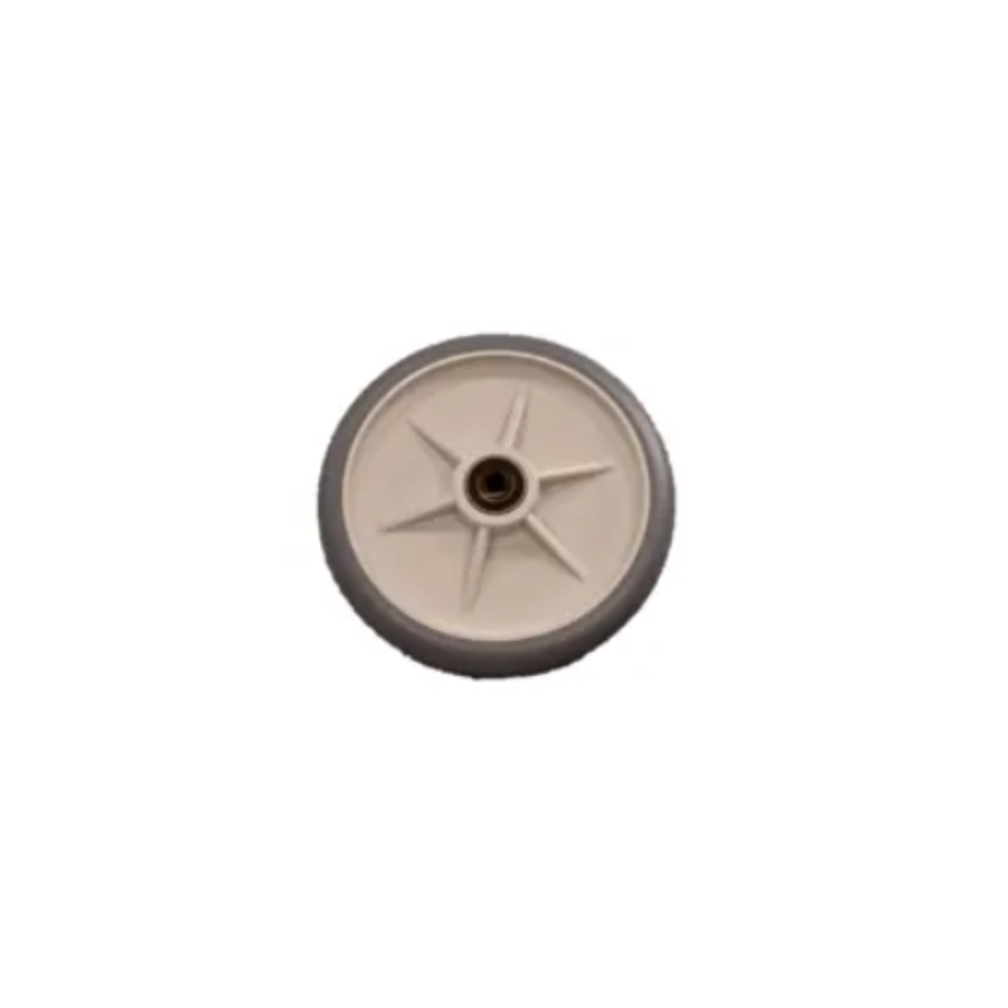 8" Grey Wheel, 21/32 IN Bore X 1-1/2 IN Hub