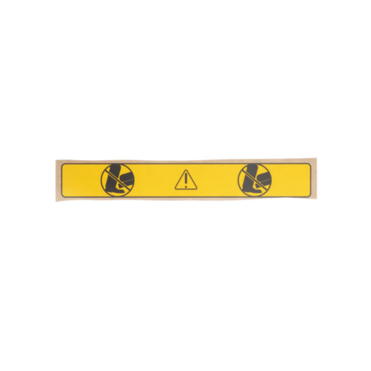 Label, Warning Pinch Point, Foot Section