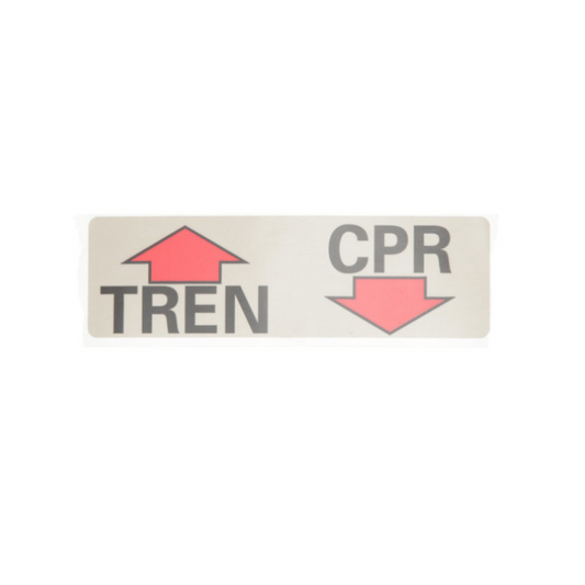 CPR/Emergency Trend Pedal Label