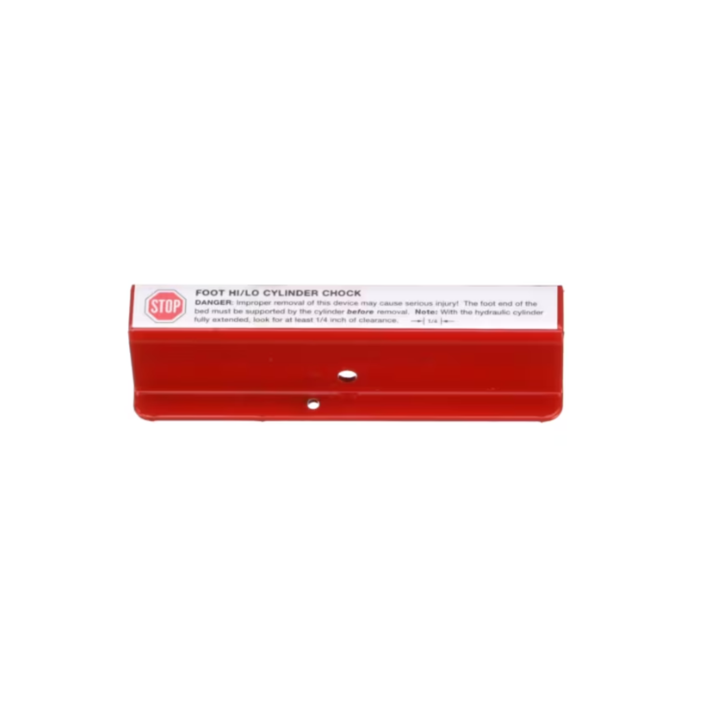 Brace, HiLow Head Cylinder Safety Short