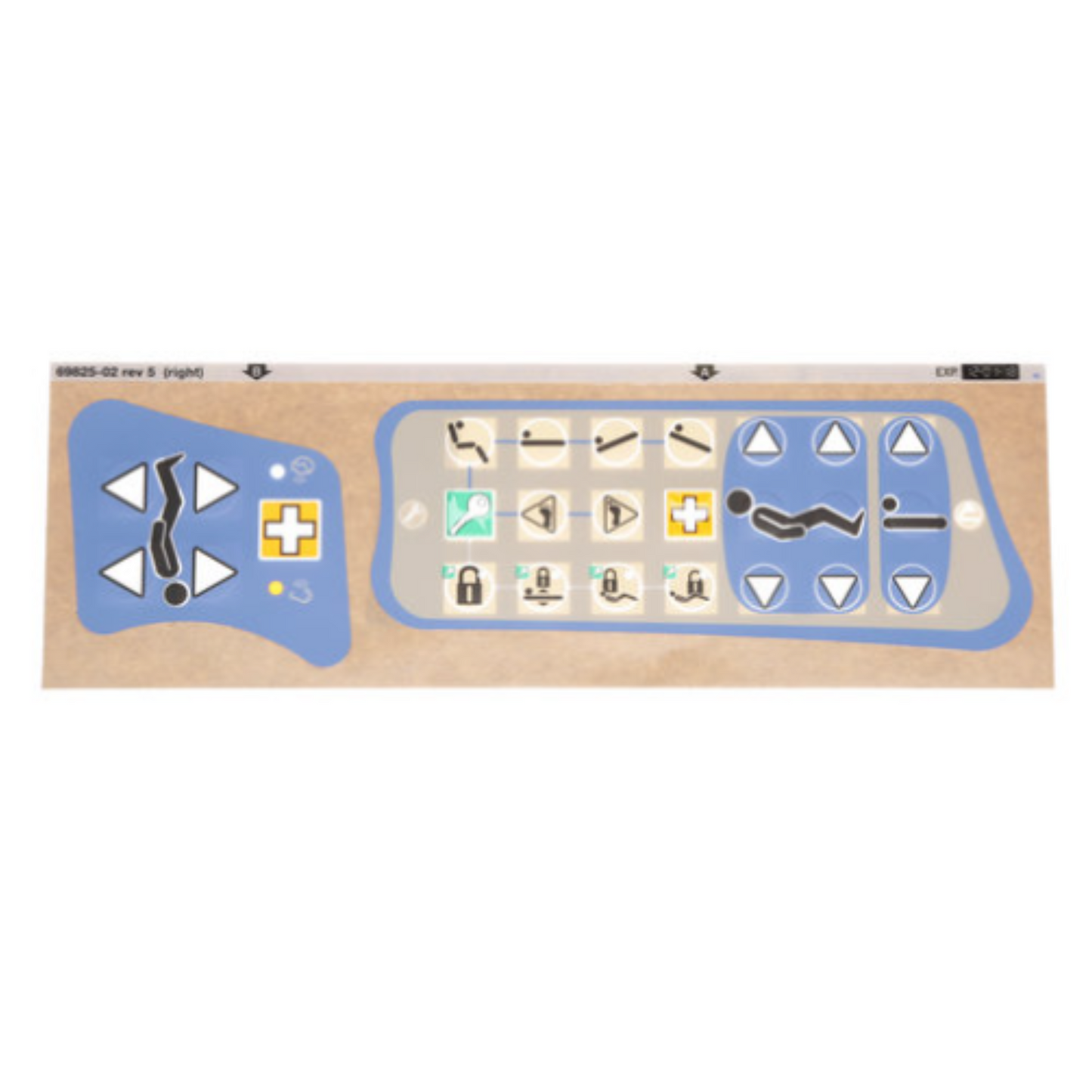 Label, Siderail, With Nurse Call RH