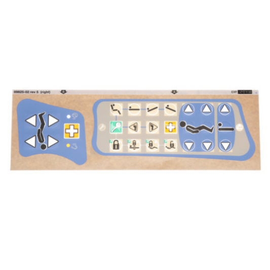 Label, Siderail, With Nurse Call RH