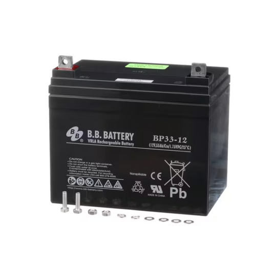 Battery, Sealed Lead Acid, 12V, 33 AH, NB