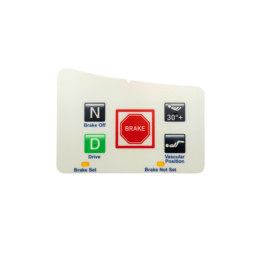 InTouch Left Head Siderail Brake Overlay
