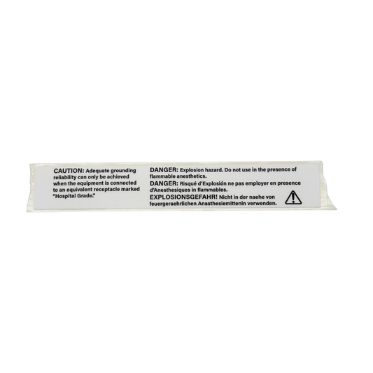 Caution: Explosion Hazard Label