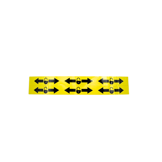 Yellow Lock/Arrow Labels (29121)
