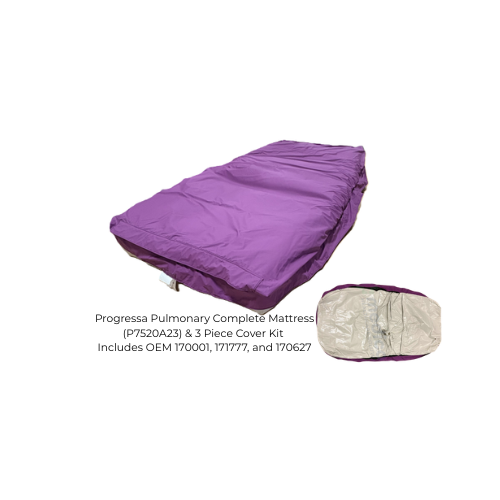 MCM Pulmonary ICU Mattress Complete w/ 3 Piece Cover Kit